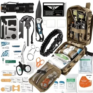 Backpack Emergency Survival Kit Camping Gear First Aid Supplies