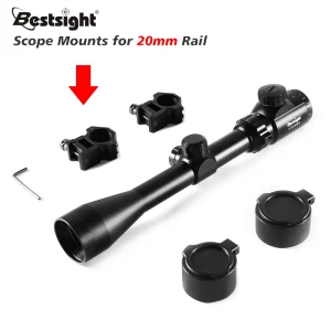 3-9x40 Hunting Scope Red or Green Illuminated Optical Sight