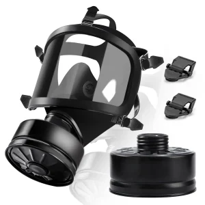 New MF14/87 Respirator, Full Face Gas Mask with Activated Carbon Filter for Vapour